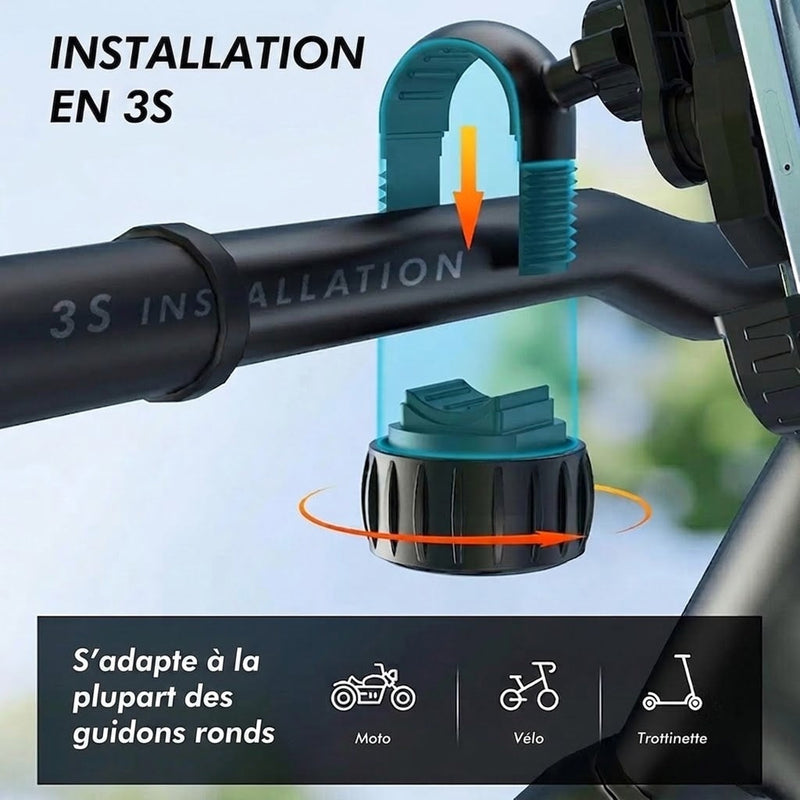 BikeRipox Support Téléphone Vélo