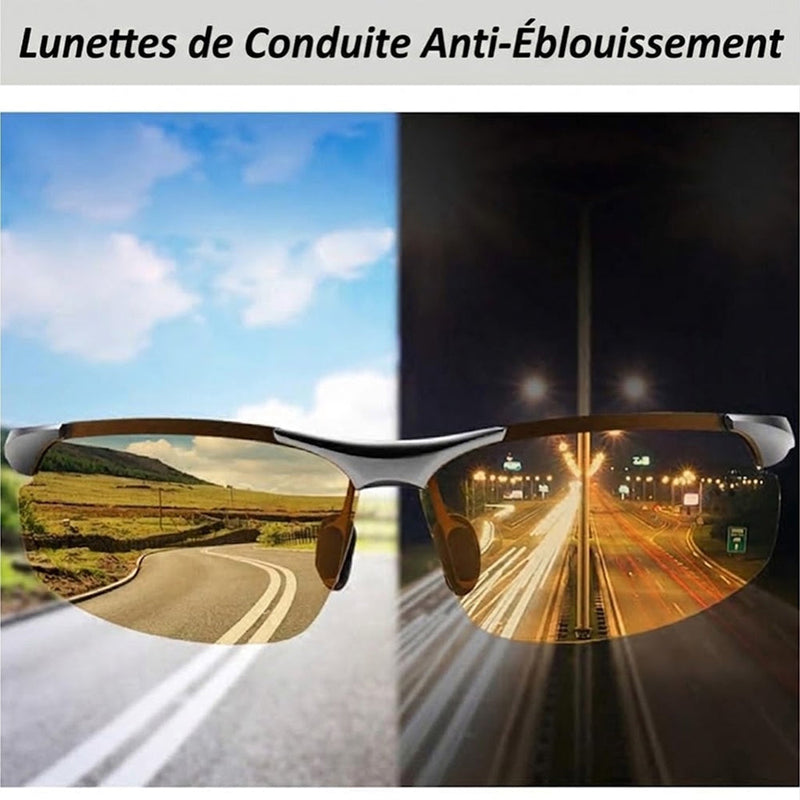 Glazixo Lunettes De Soleil Homme Polarisé