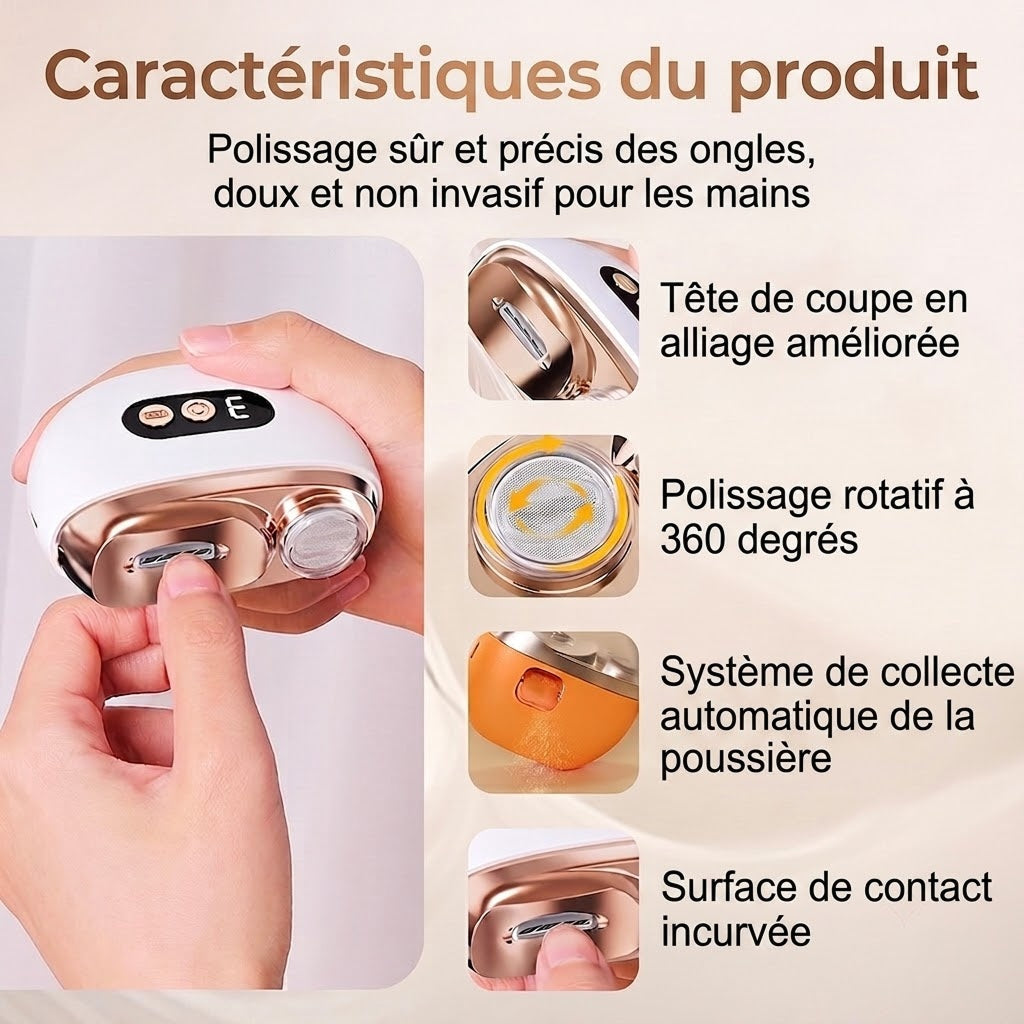 Nailixos Coupe Ongle Pied Électrique
