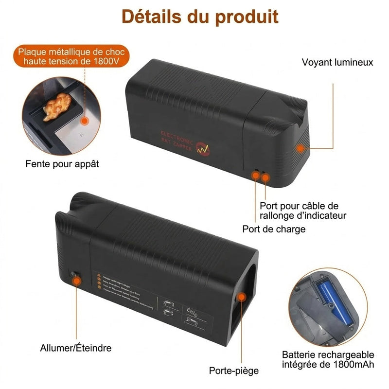 VoltTrapi Piège À Souris Électrique