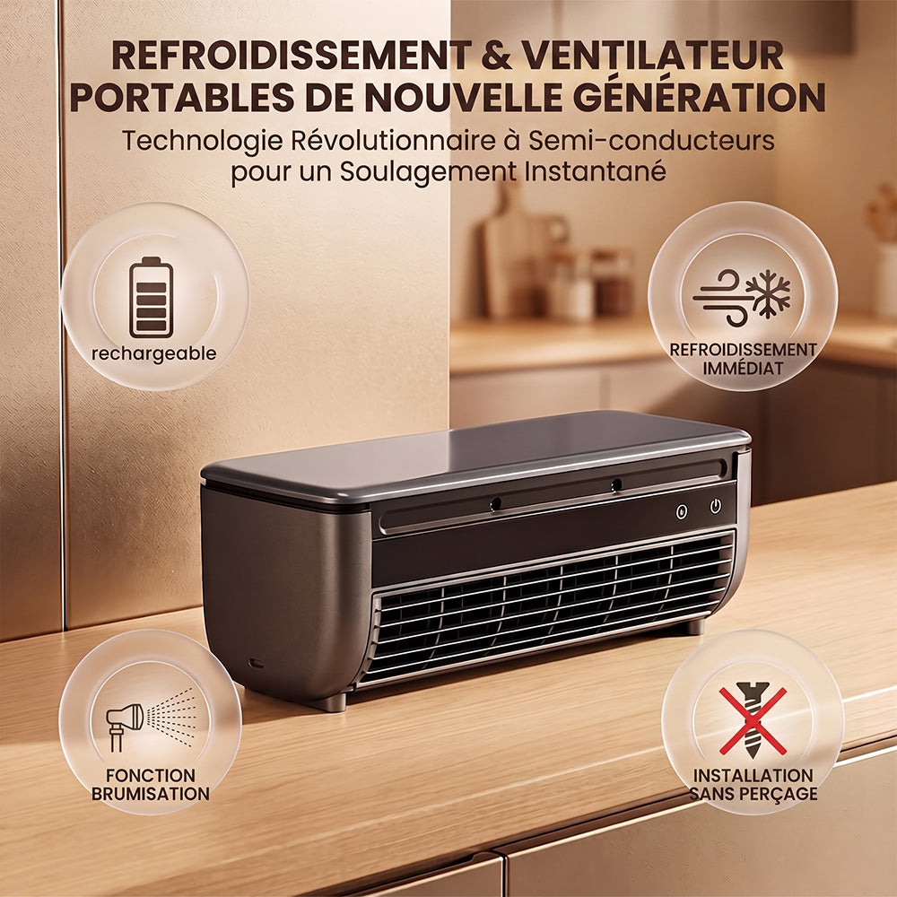 Breezixu Climatiseur Mural Sans Unité Extérieure