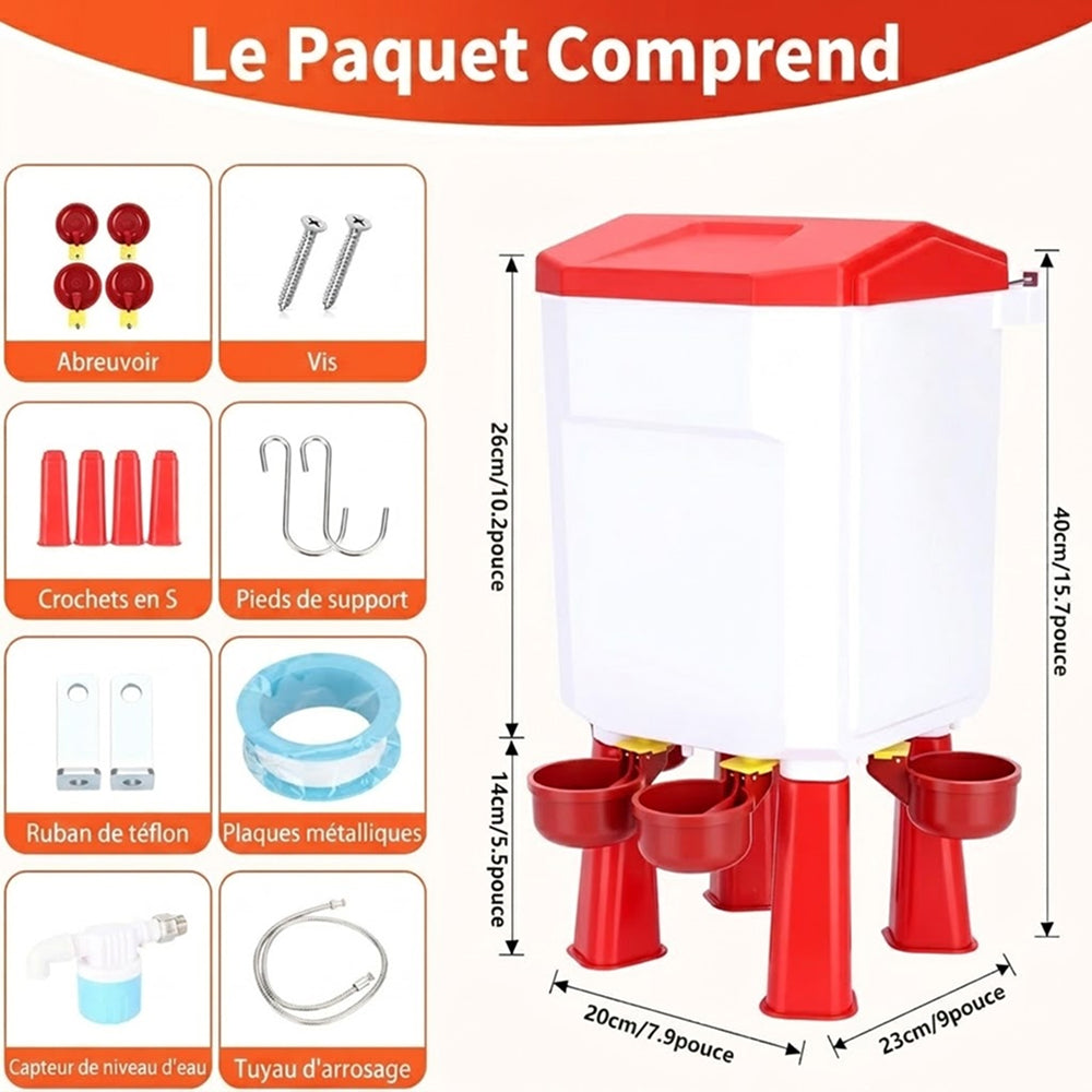 Flochiken Abreuvoir Automatique Poule