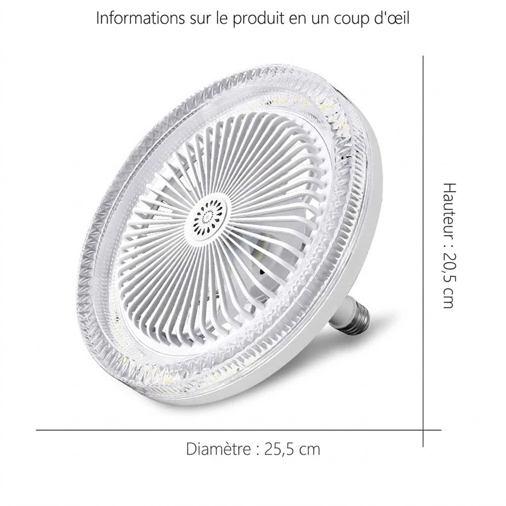 LumaoFan Ventilateur de Plafond Silencieux