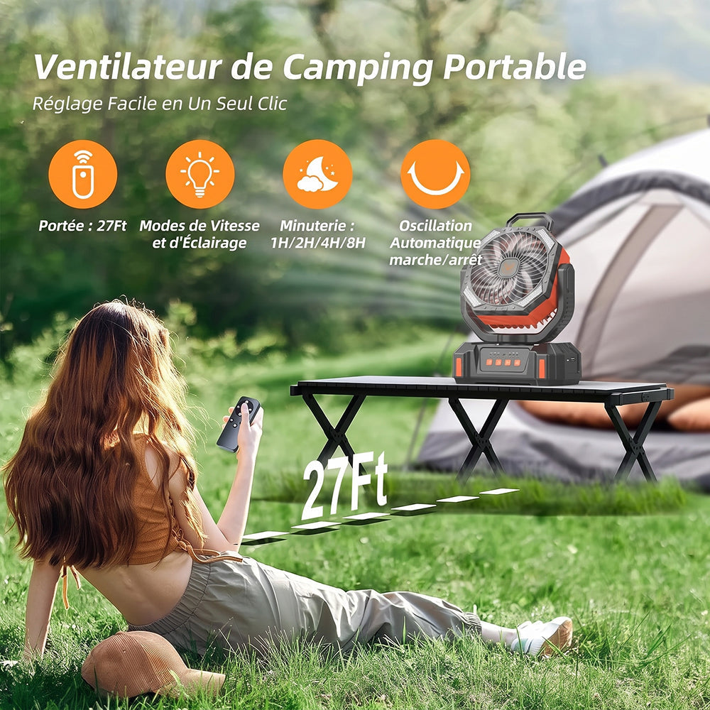 CampiBrez Ventilateur De Camping