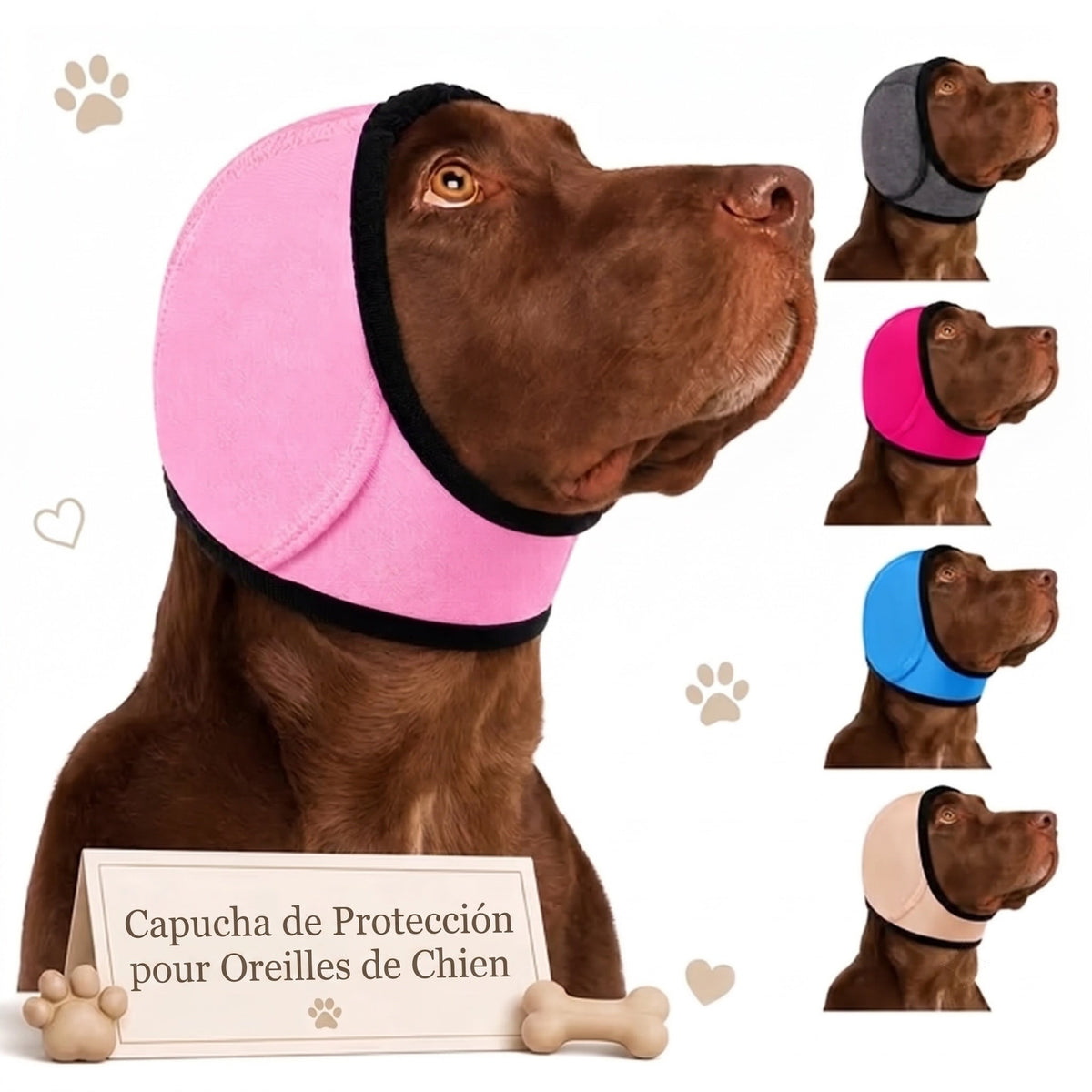 EarPupies Casque Anti Bruit Chien