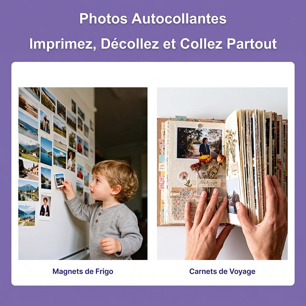 Pixletmor Imprimante Photo Pour Smartphone