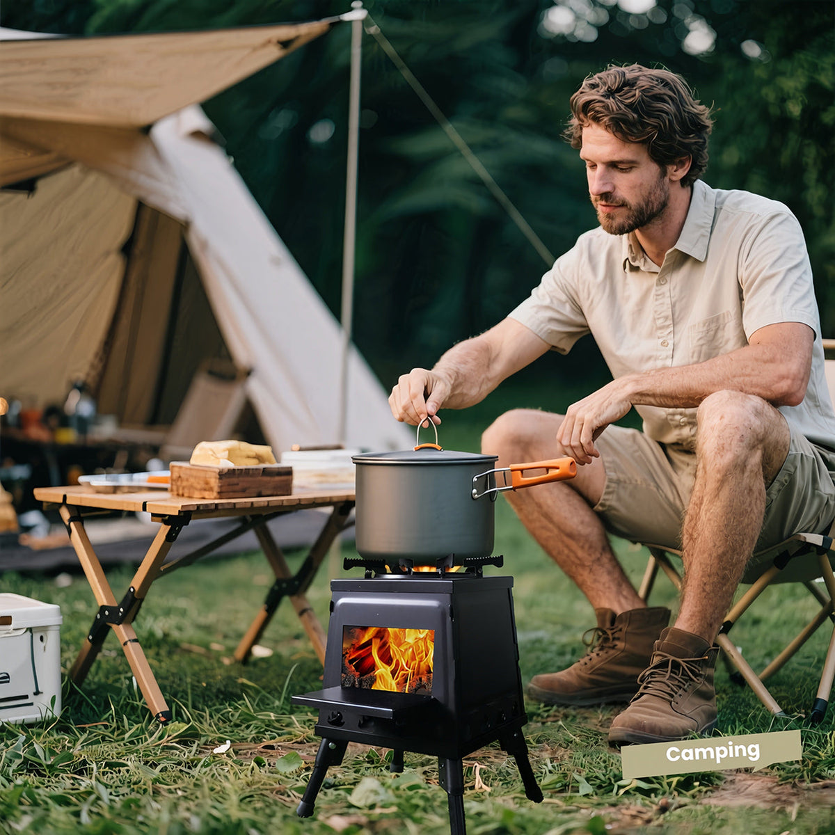 HeatGomal Cuisiniere Camping