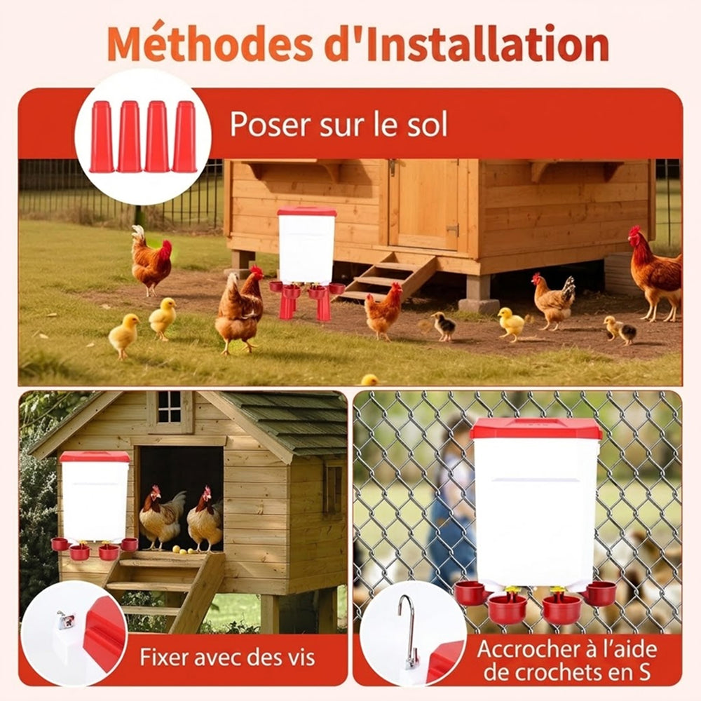 Flochiken Abreuvoir Automatique Poule
