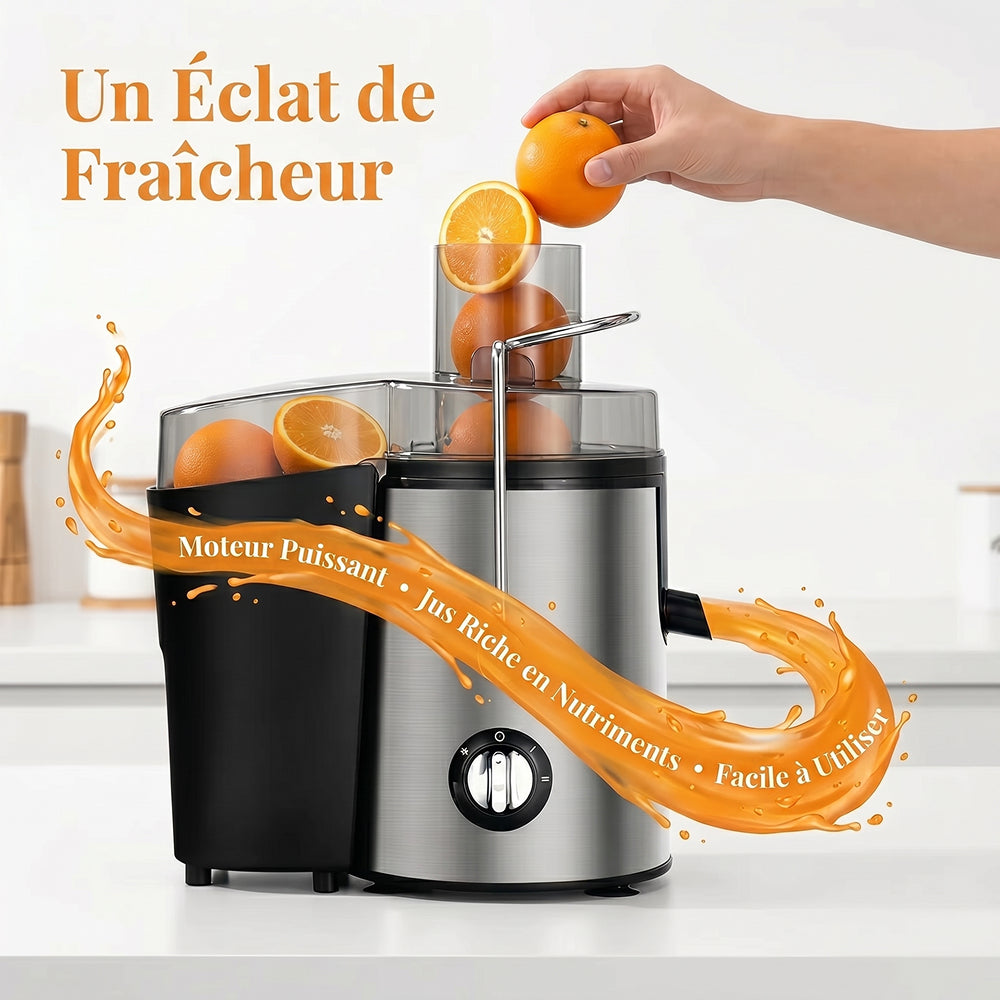 JuicVitaz Extracteur de Jus Facile à Nettoyer