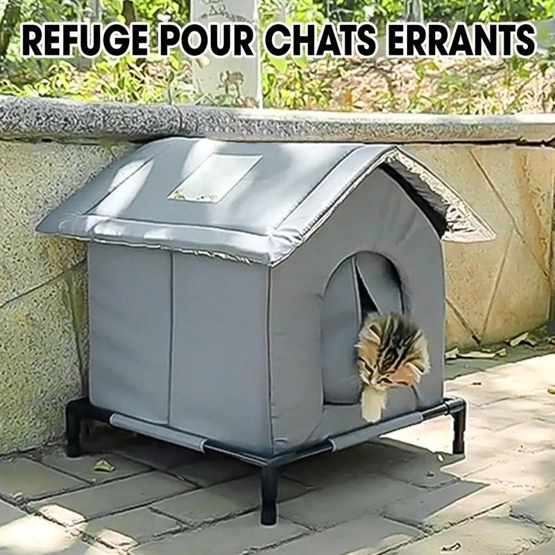 PurryHut Maison Pour Chat Extérieur