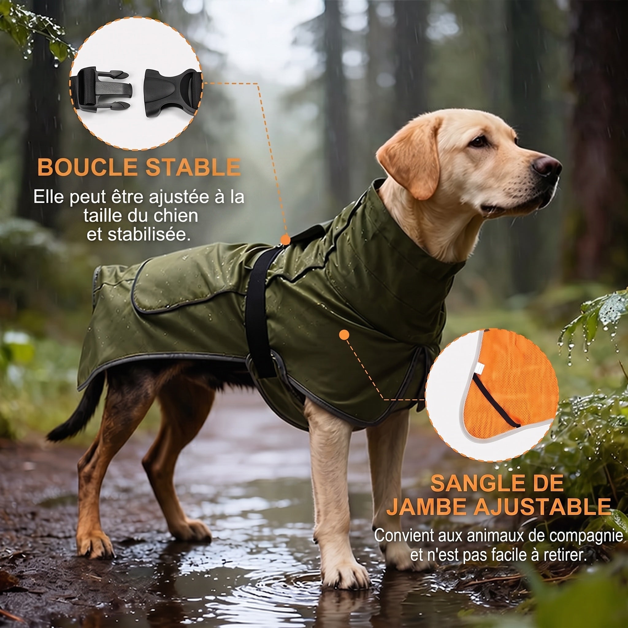 RainoTail Imperméable Pour Chien