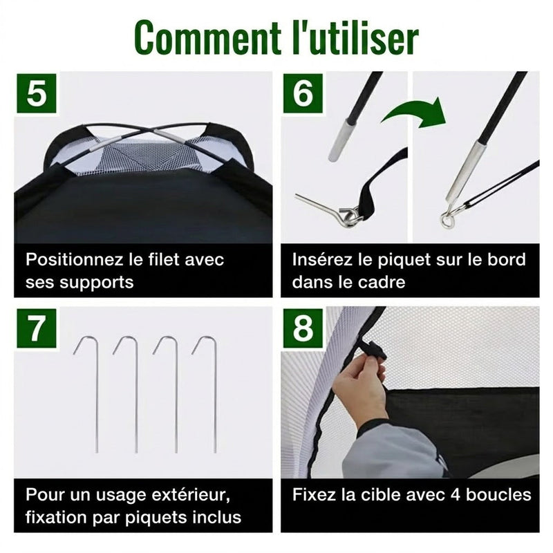 Golferaxe Filet Entrainement Golf