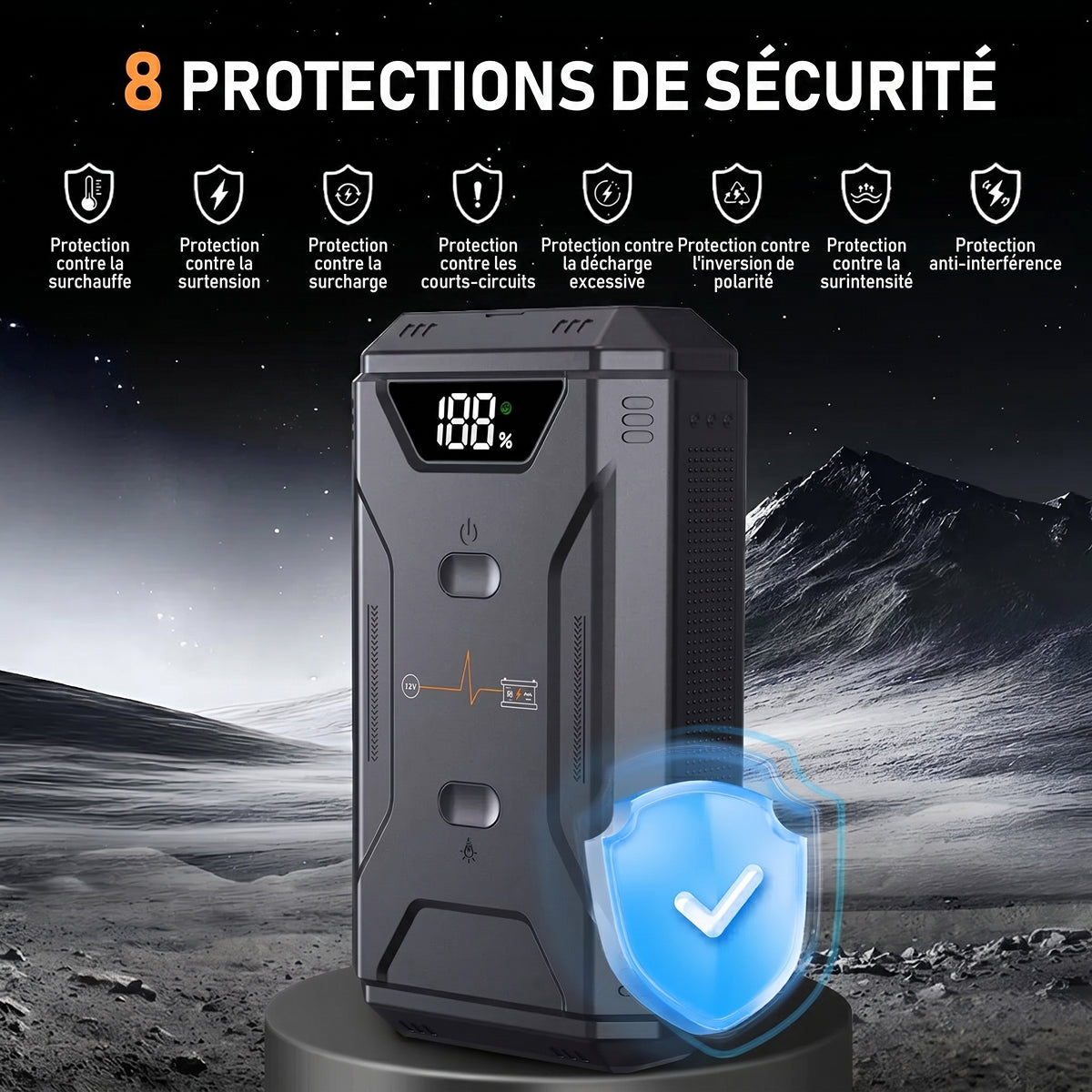 Startixus V2 Booster Batterie Voiture
