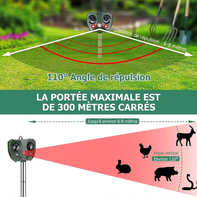 Guardixim Répulsif Sanglier Ultrason