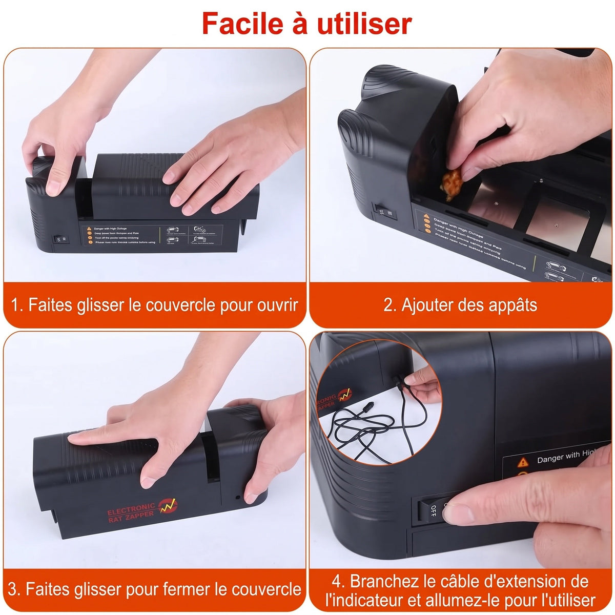 VoltTrapi Piege Souris Electrique