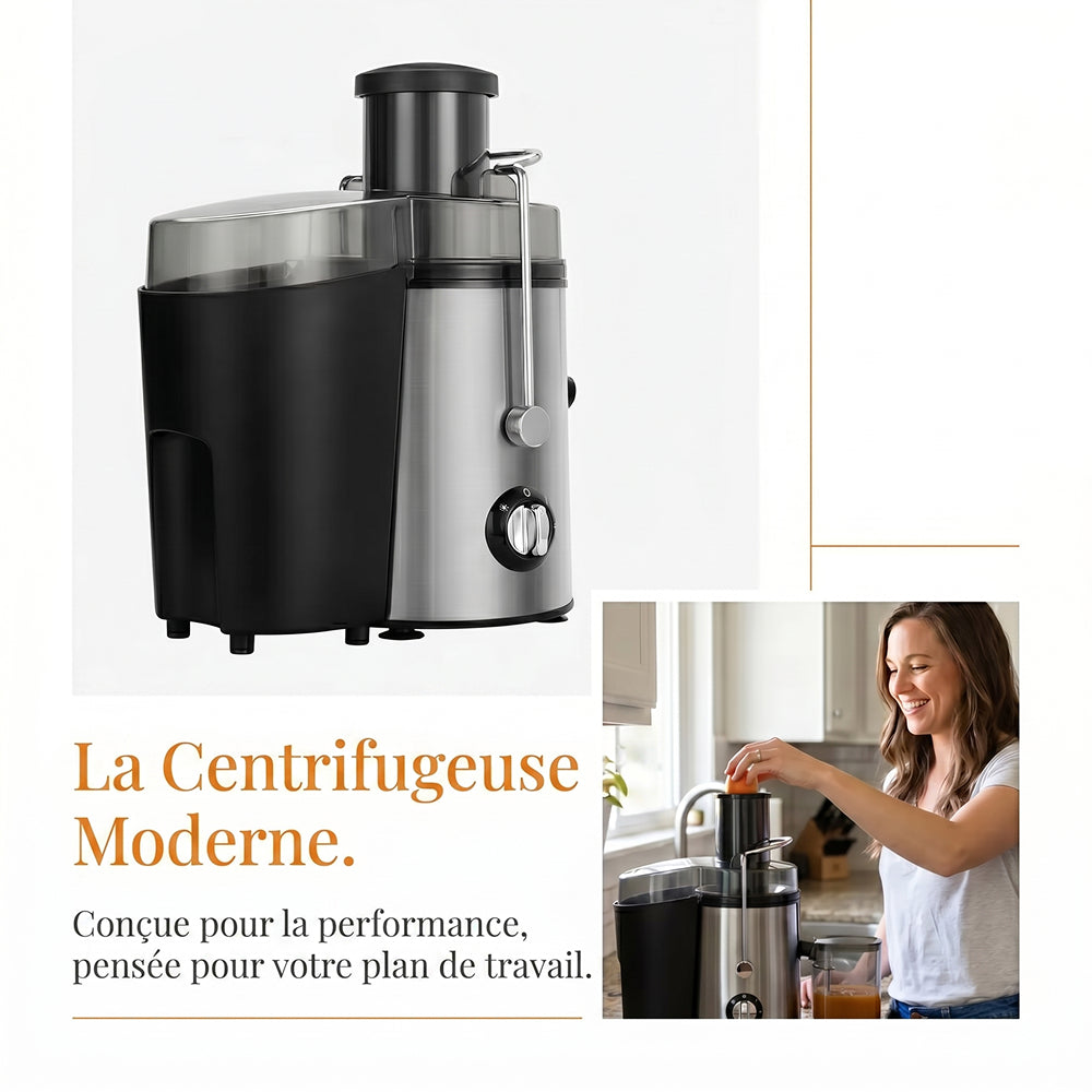 JuicVitaz Extracteur de Jus Facile à Nettoyer