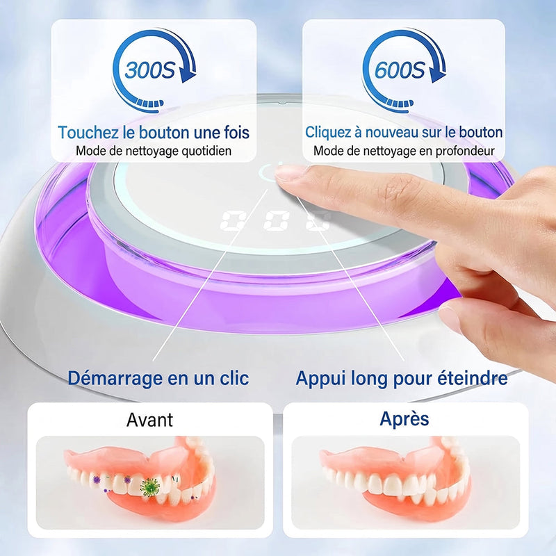 Denturexi V2 Nettoyeur Ultrason Pour Appareil Dentaire