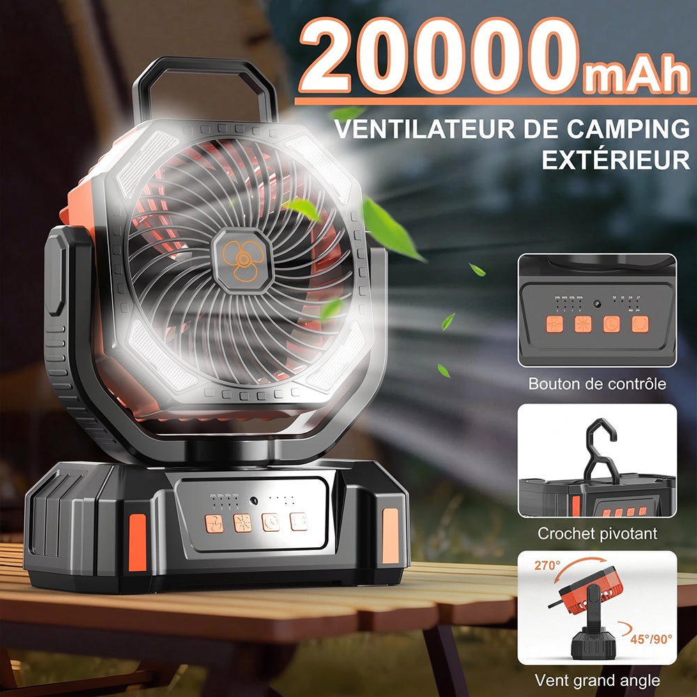 CampiBrez Ventilateur De Camping