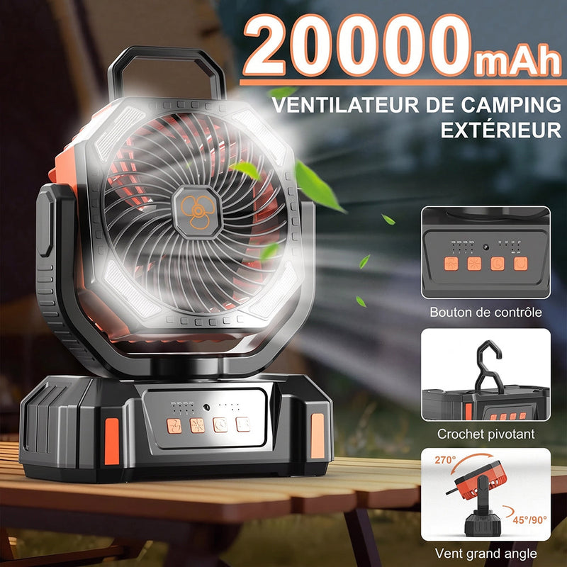 CampiBrez Ventilateur De Camping