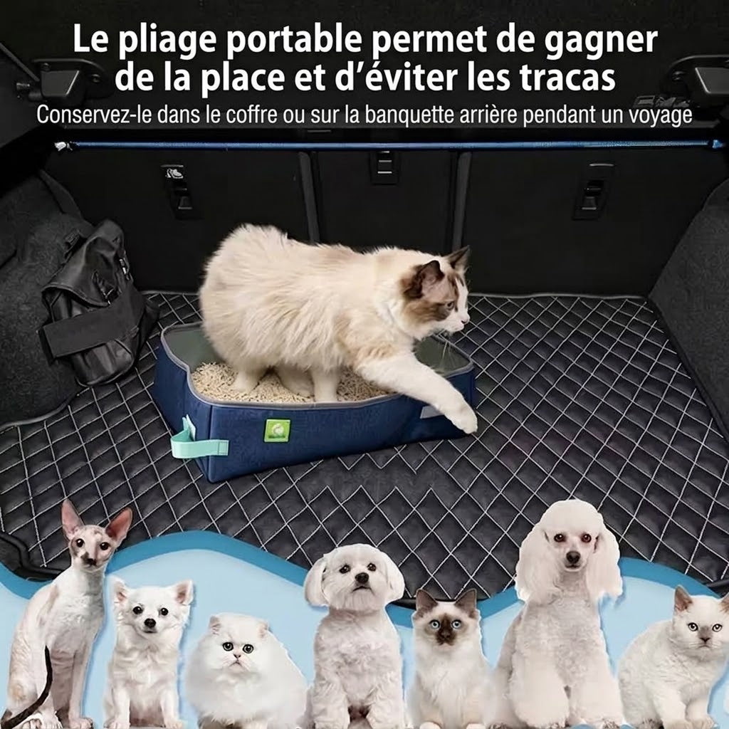 CatPoxta Litière De Voyage Pour Chat