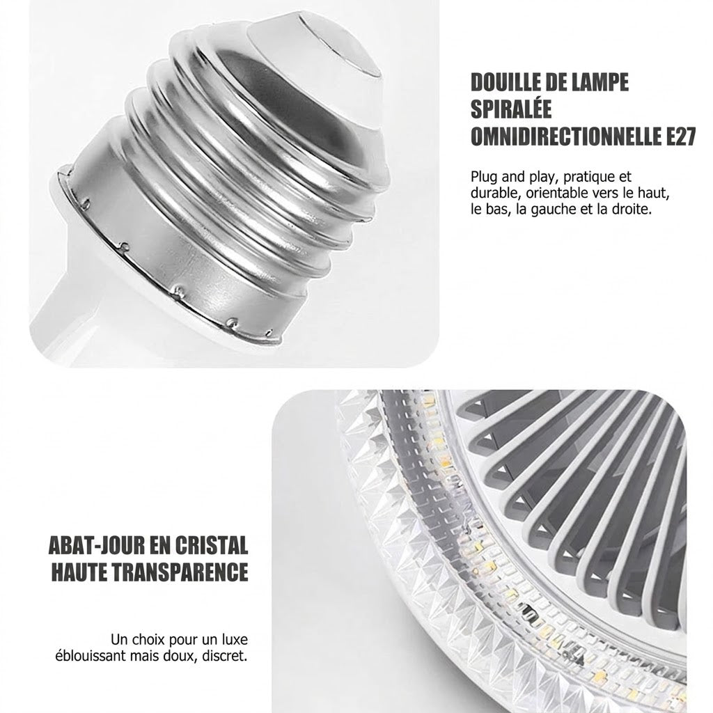 LumaoFan Ventilateur de Plafond Silencieux