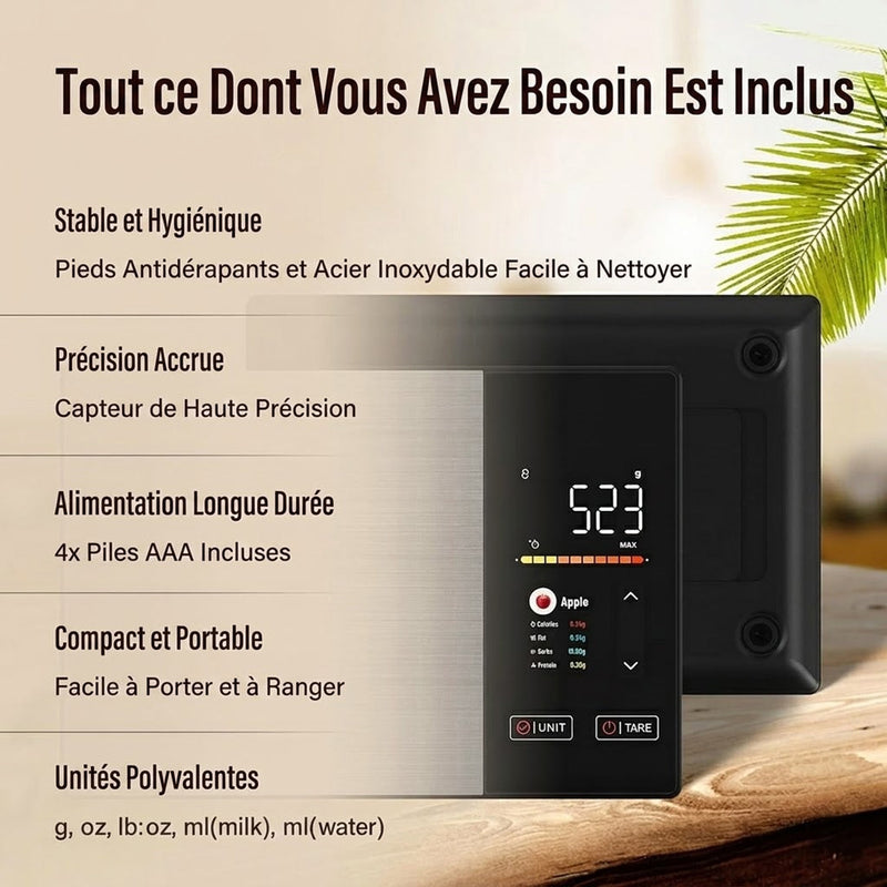 Nutrivapu Balance De Cuisine Connectée