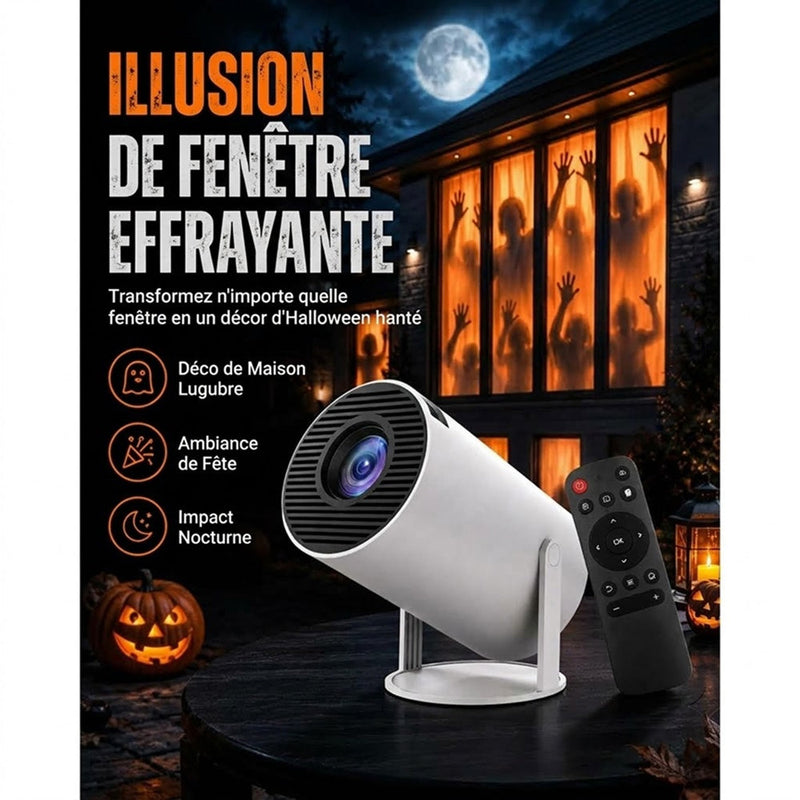 SpookPixy Projecteur Halloween Fenêtre