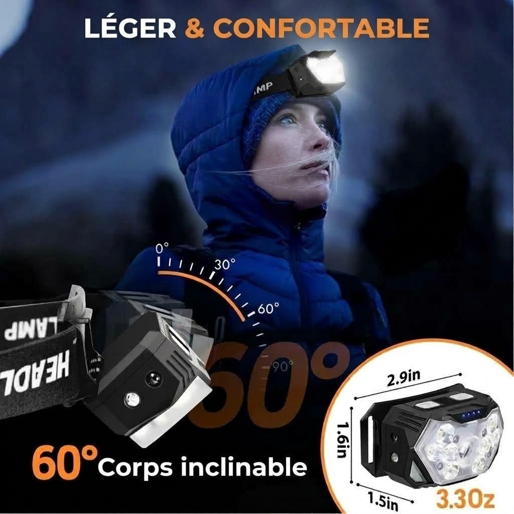 RuniLumax Lampe Frontale Running
