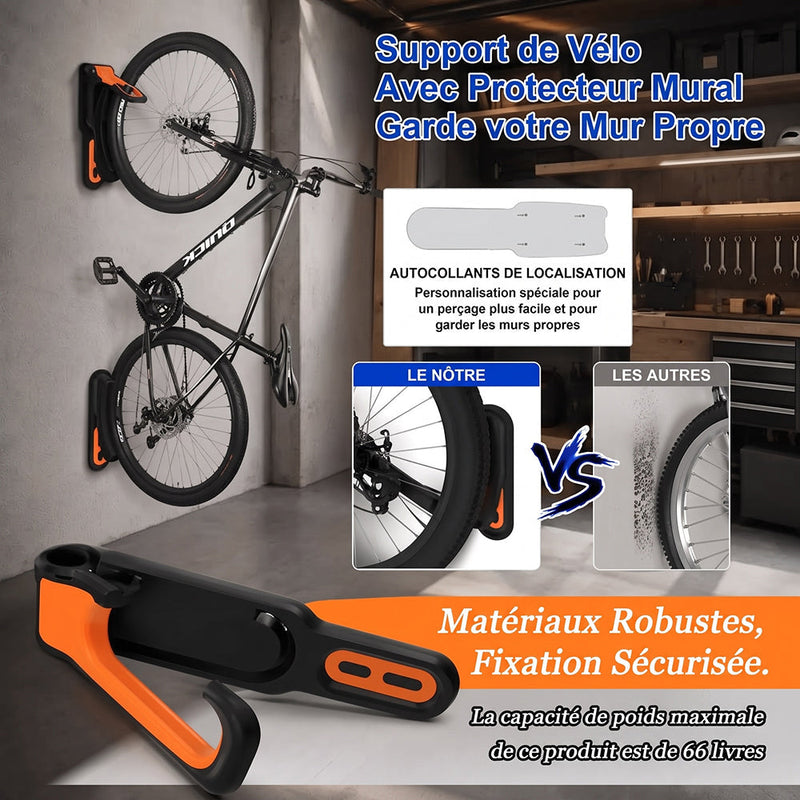 VeloHoker Support Vélo Mural