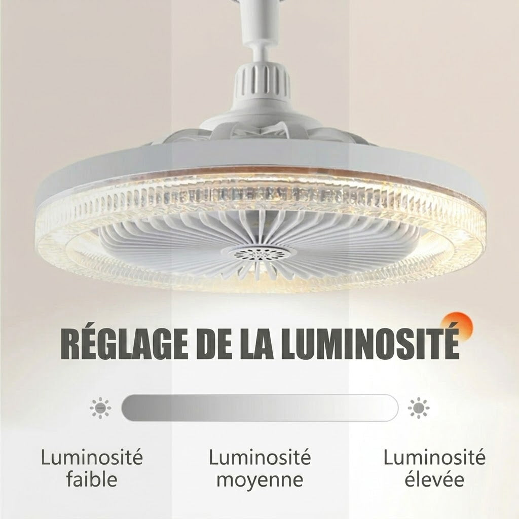[OFFRE 1+1 GRATUIT] LumaoFan Ventilateur de Plafond Silencieux