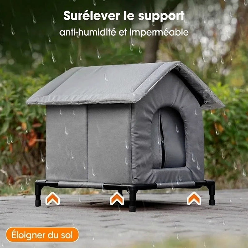 PurryHut Maison Pour Chat Extérieur