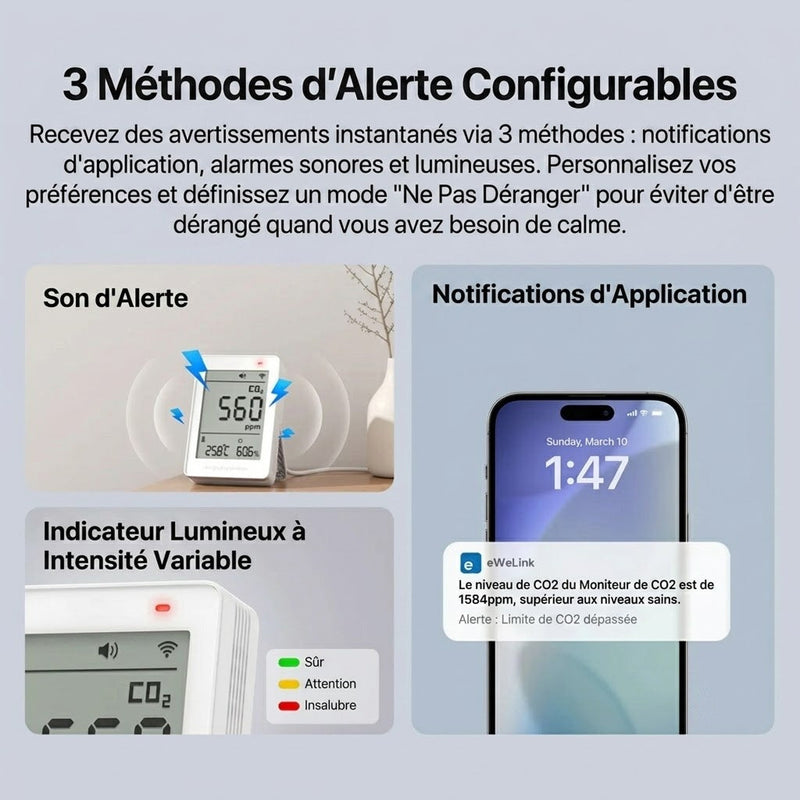 HomeyAiry Moniteur Qualité De l Air Intérieur