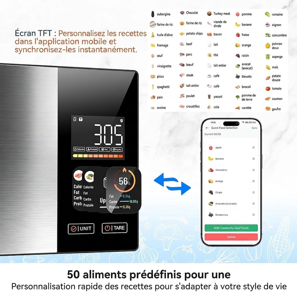 Nutrivapu Balance De Cuisine Connectée
