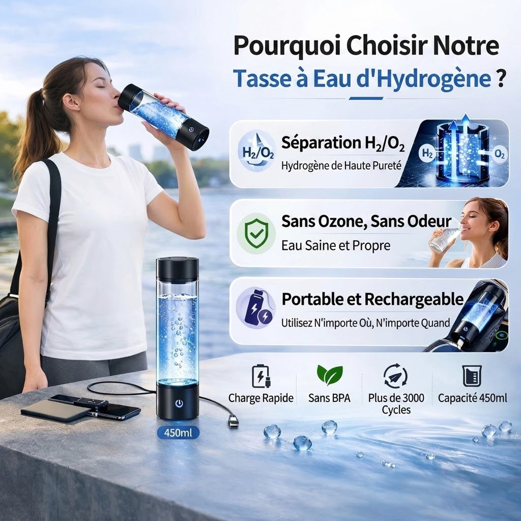 Hydrixfy Bouteille D'eau Hydrogénée