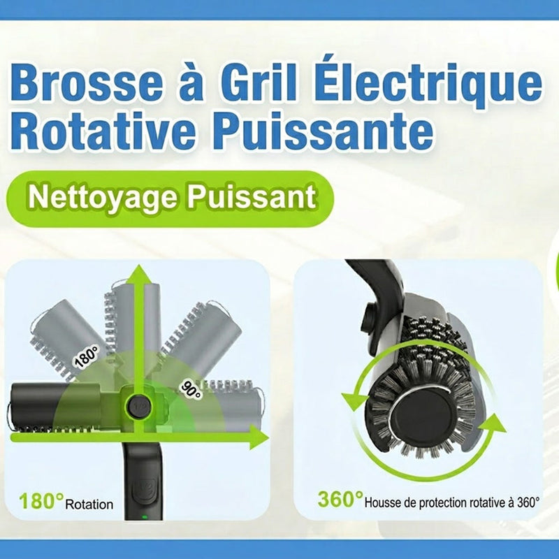 GrilyBuzz Brosse Électrique Barbecue