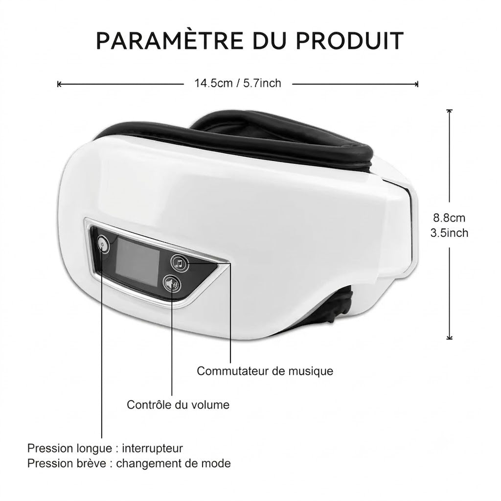 Besfosee Masque Chauffant Yeux