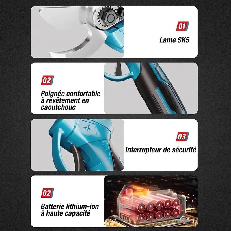 SnipaLite Sécateur Électrique