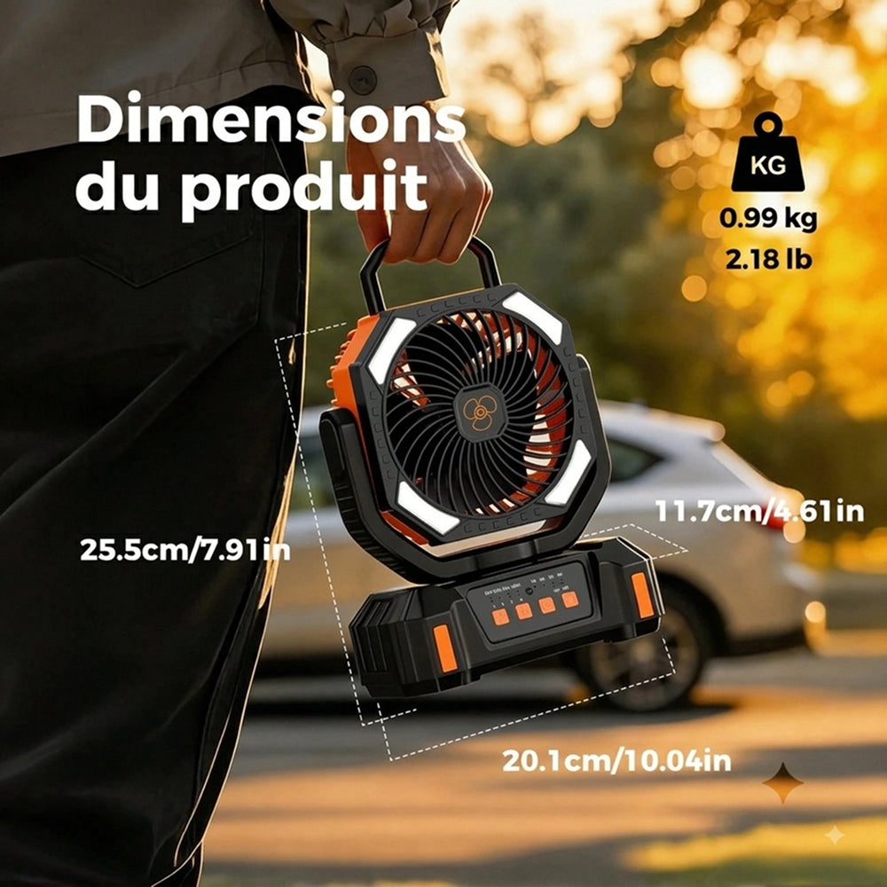 CampiBrez Ventilateur De Camping