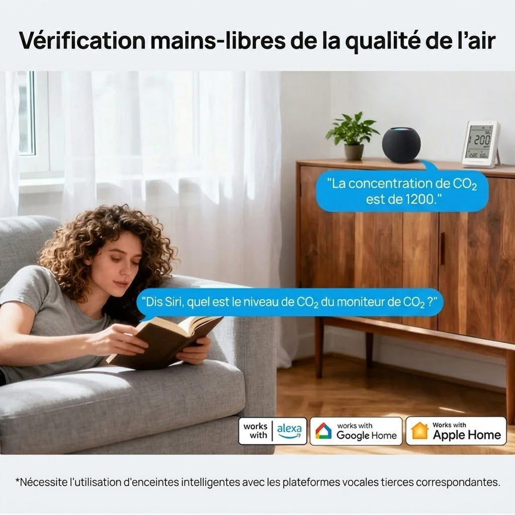 HomeyAiry Moniteur Qualité De l Air Intérieur