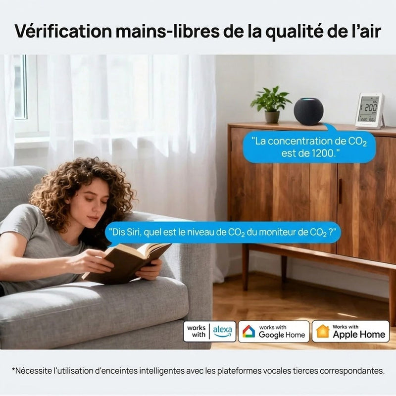 HomeyAiry Moniteur Qualité De l Air Intérieur