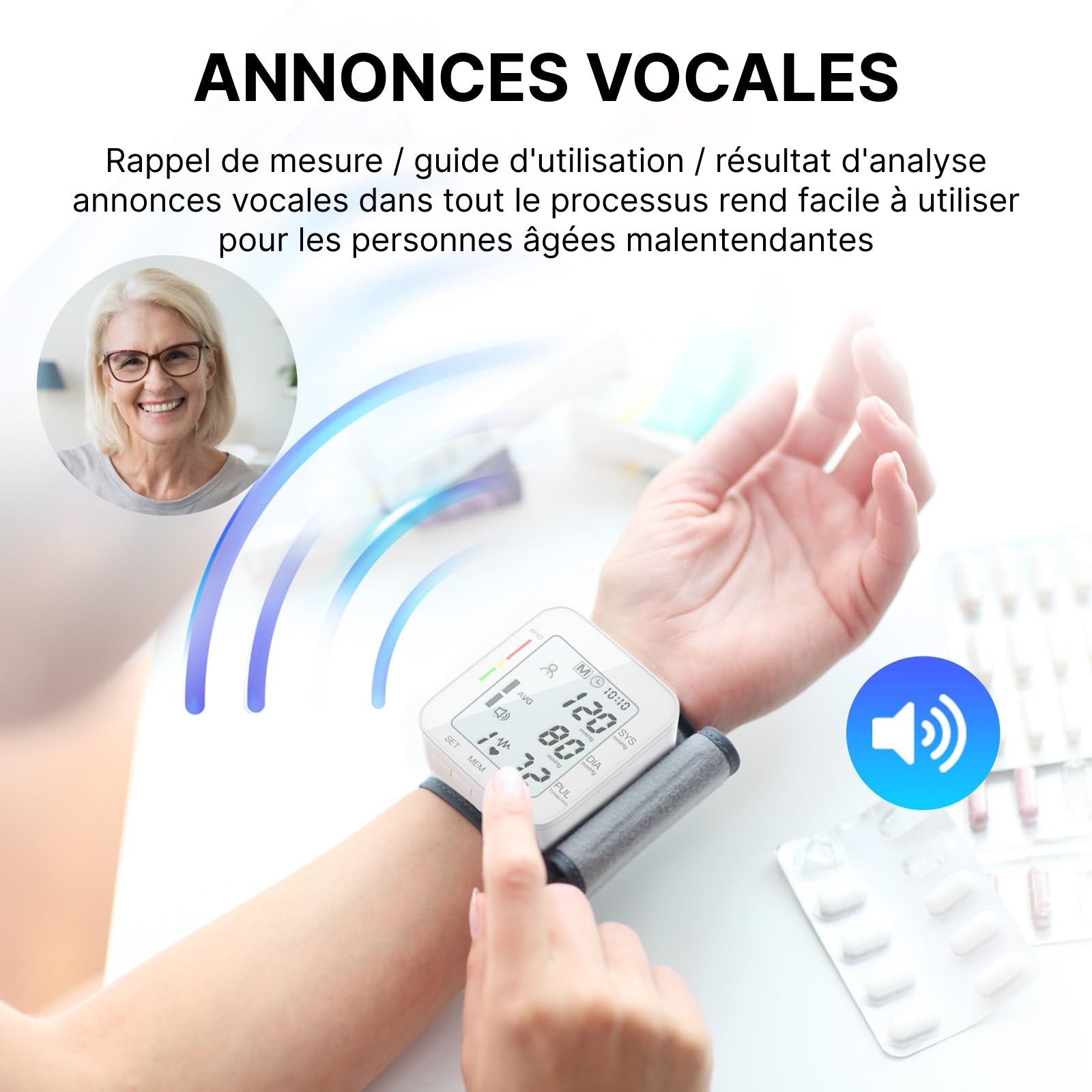 PresSurax Tensiomètre Poignet