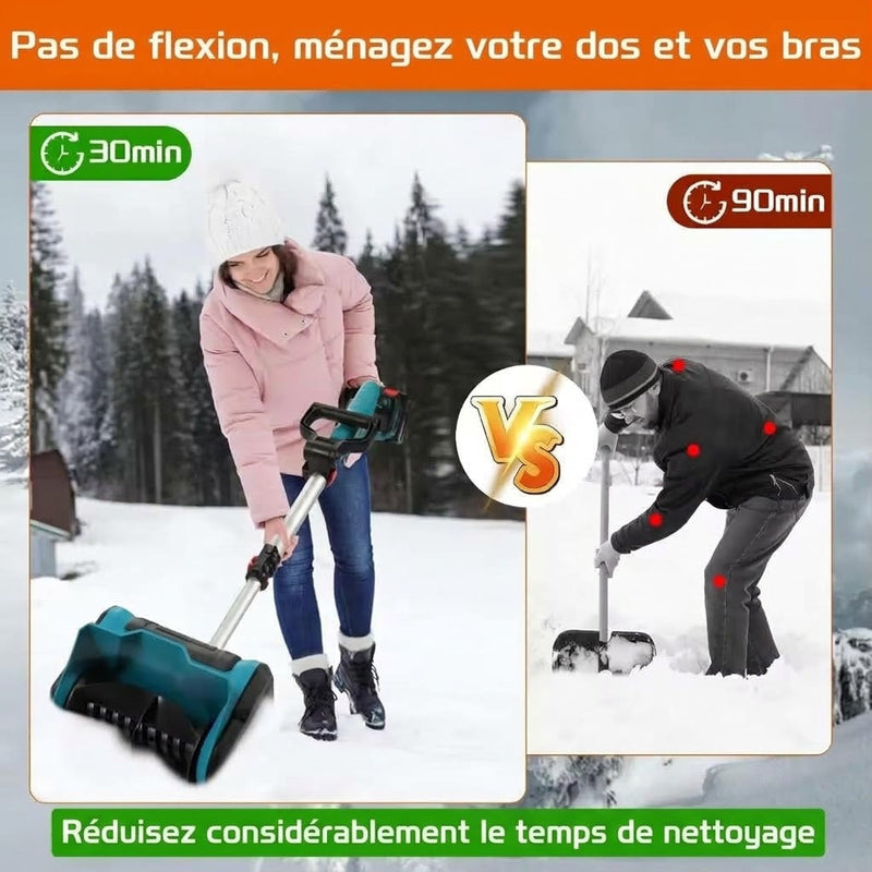 FrostiJet Fraise À Neige Électrique