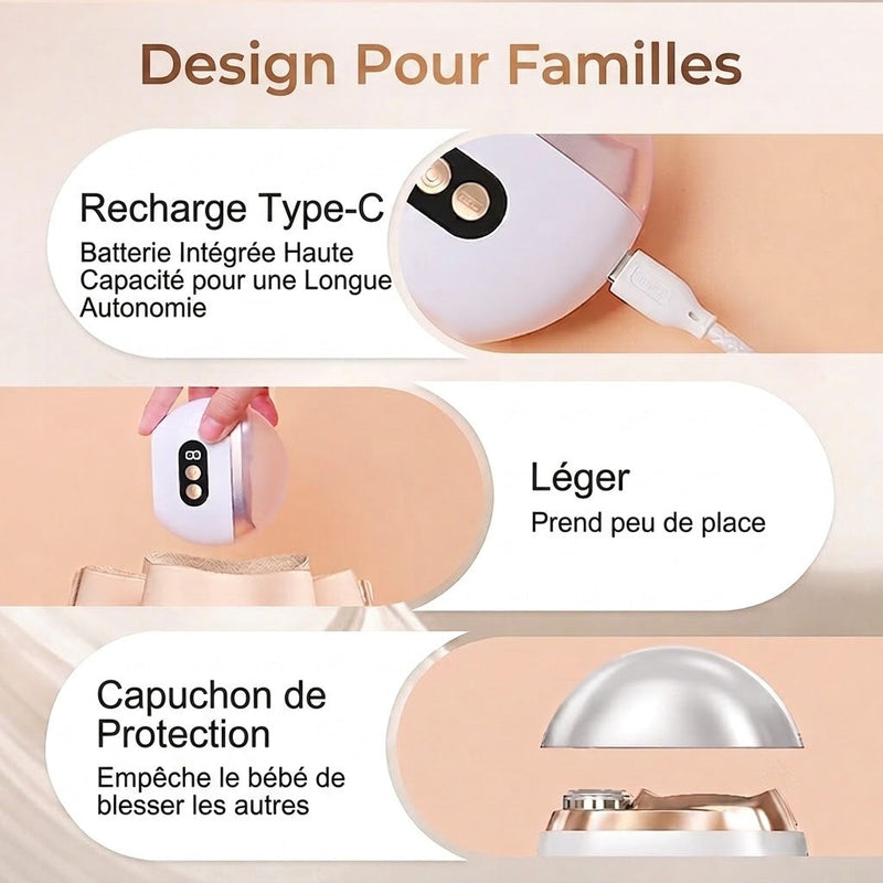 Nailixos Coupe Ongle Électrique Pour Pied