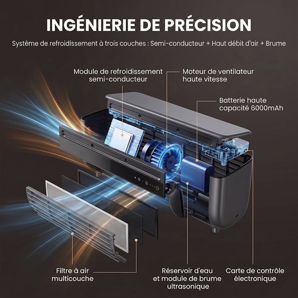 Breezixu Climatiseur Mural Sans Unité Extérieure