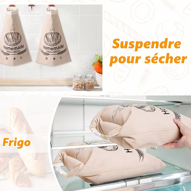[OFFRE 1+1 GRATUIT] BeeLoafa Sacs À Pain En Cire D'Abeille