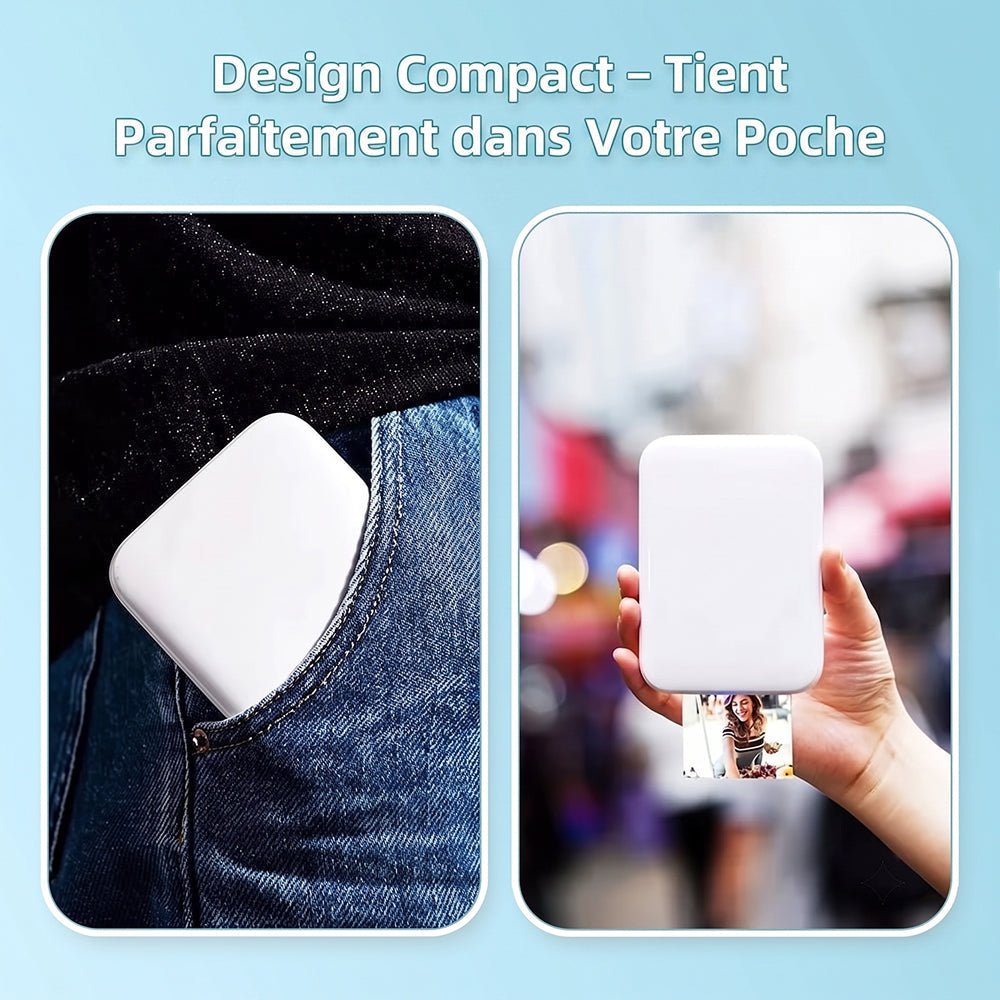 Pixletmor Imprimante Photo Pour Smartphone