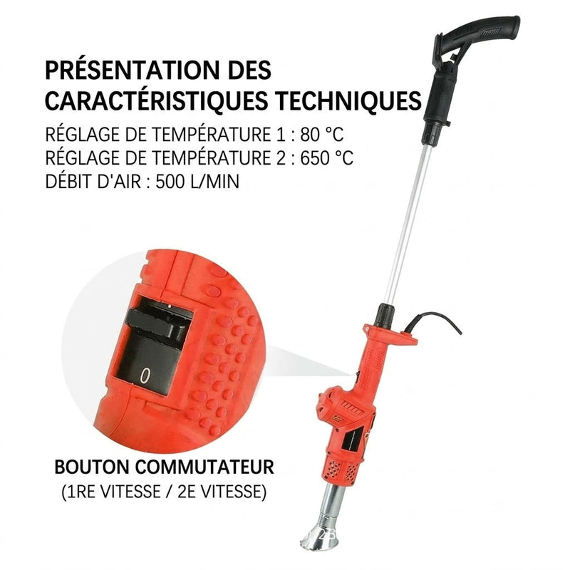 WeedBlazi Désherbeur Électrique