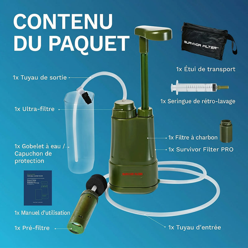 AquaVimex Purificateur D'eau Portable