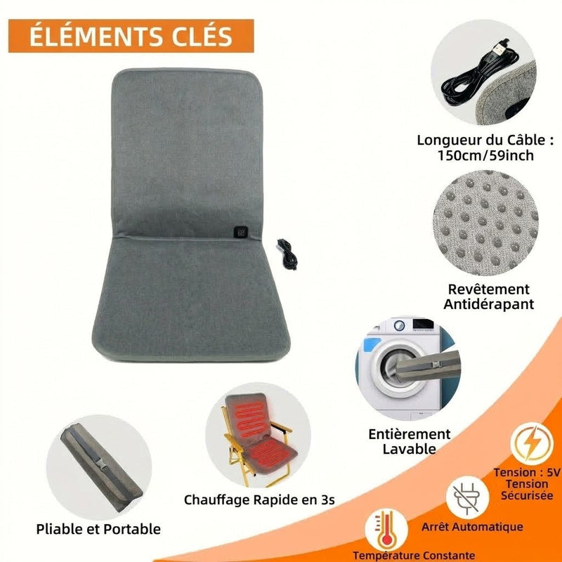 HeatySit Coussin Chauffant Voiture
