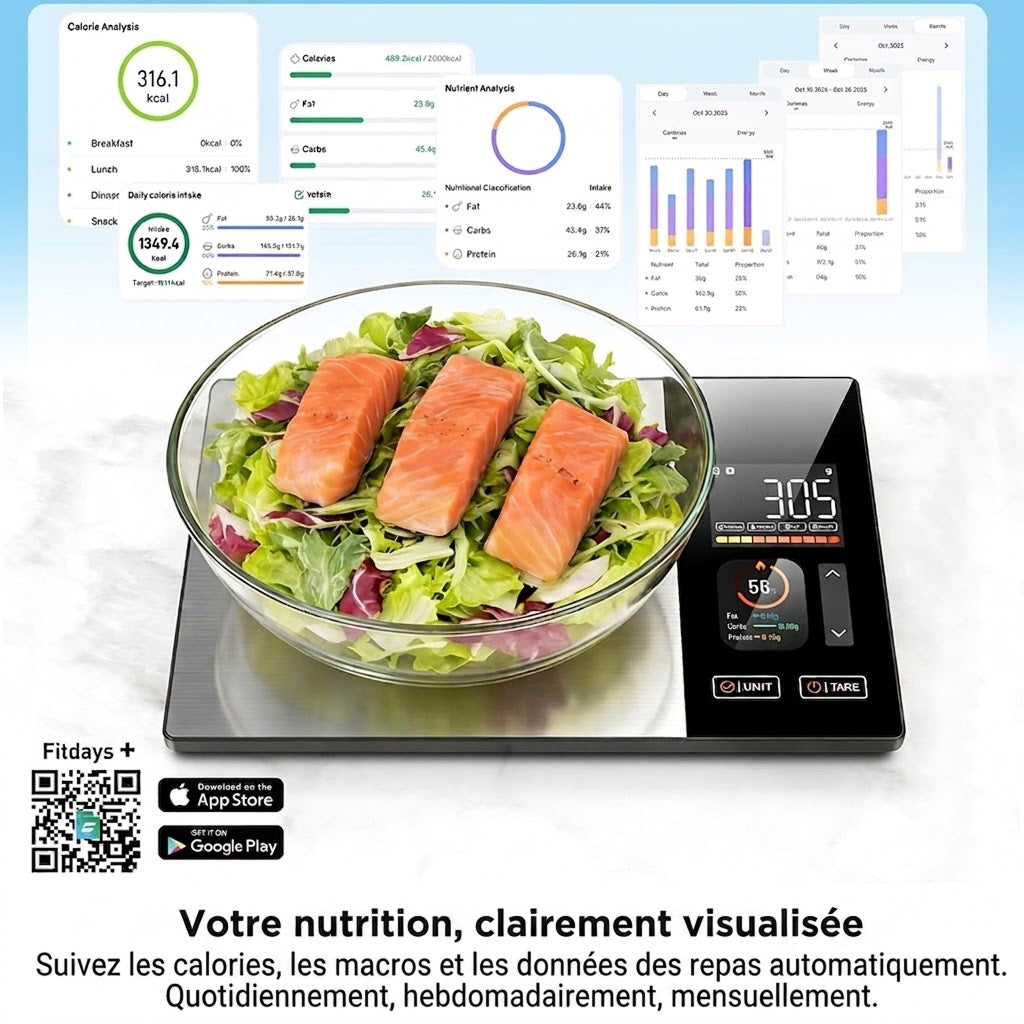 Nutrivapu Balance De Cuisine Connectée